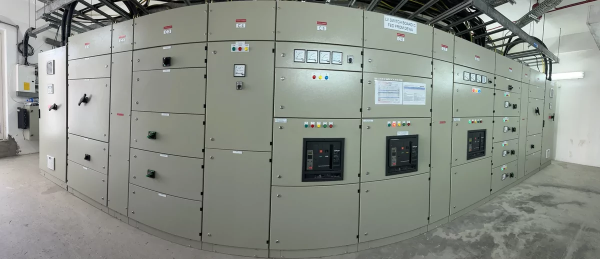 Adjan Residency electrical power upgrade switchboard