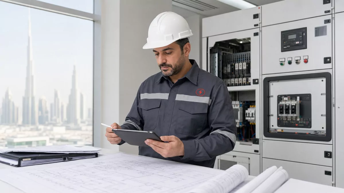 Electrical approval drawing review for DEWA additional load