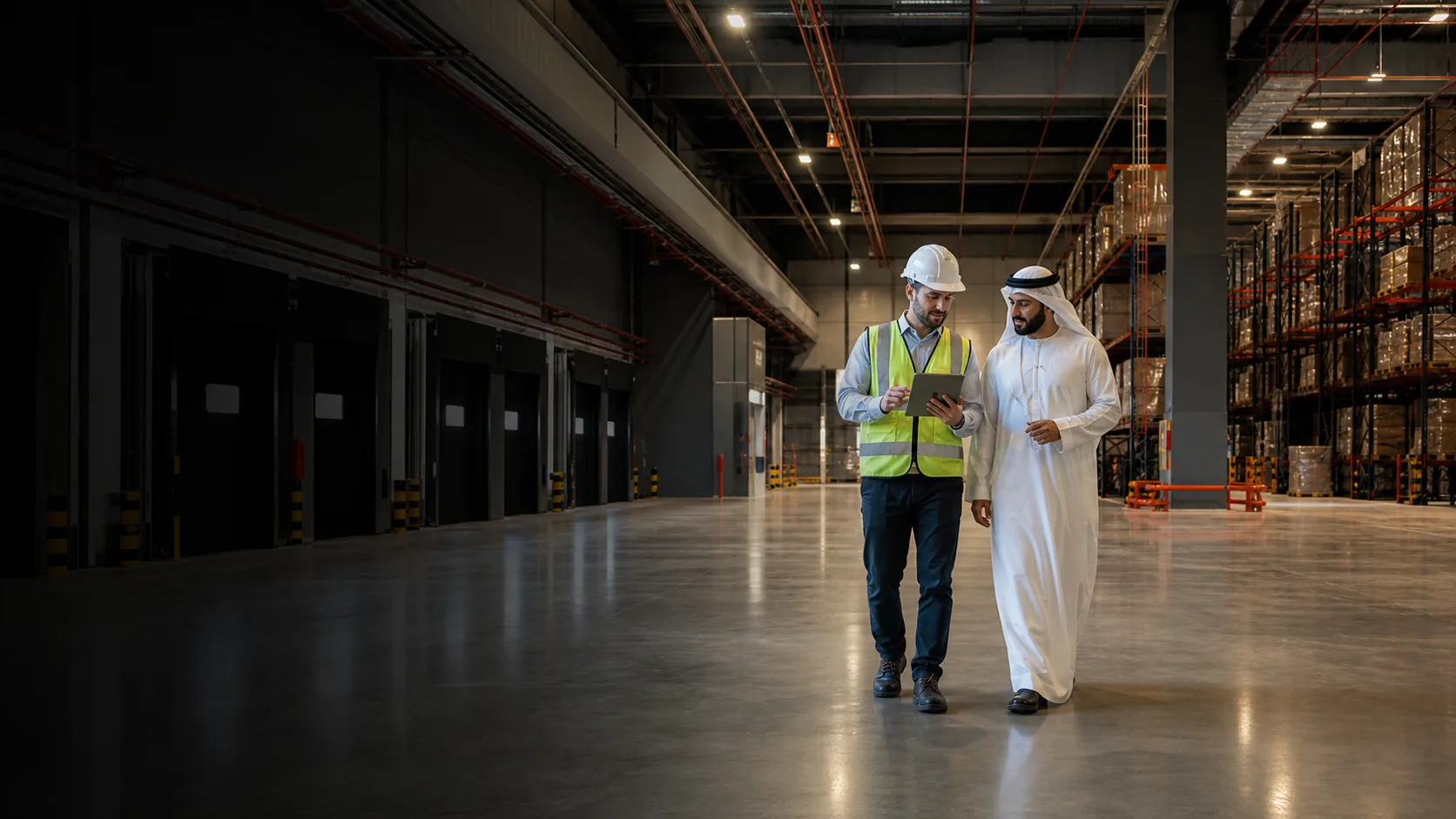 Premium industrial warehouse contractor execution